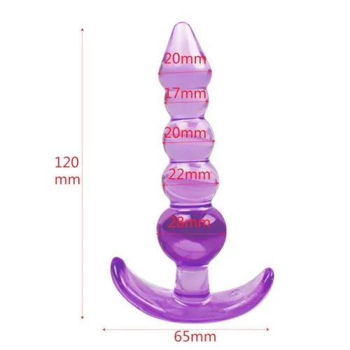 5 Anal Beads Butt Plug Dildo