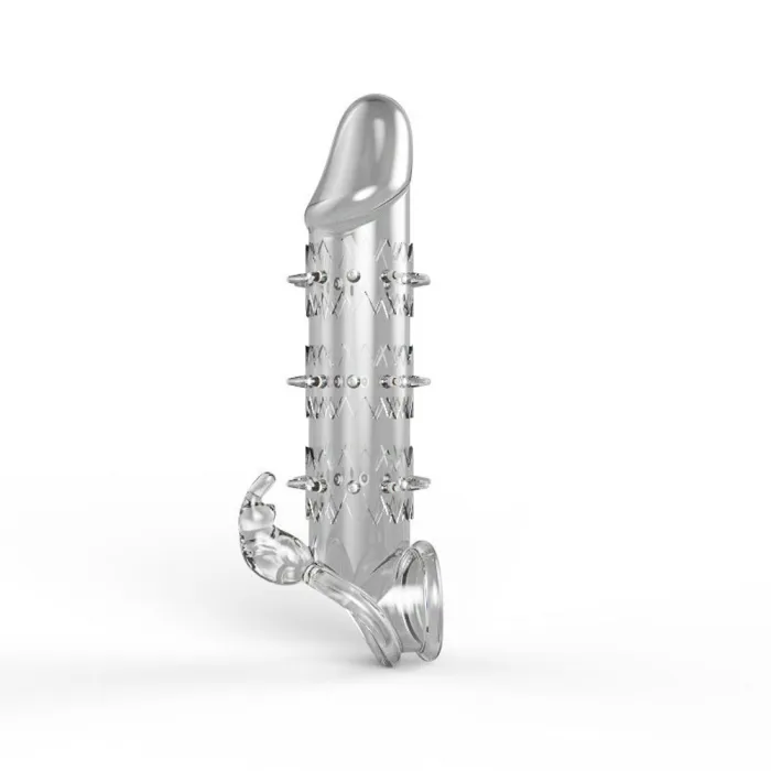 Crystal Rabbit Sleeve In Clear