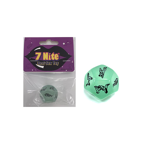 Fluorescence 12 Sided Sex Dice Couples Game
