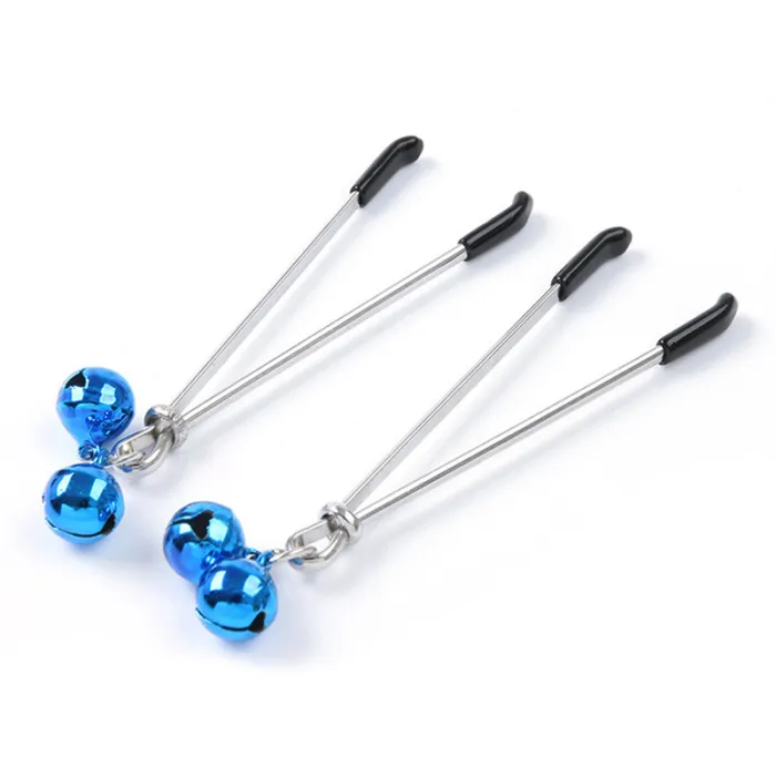Metal Belt Ring Bell Nipple Teasing Stimulates Labia Clip