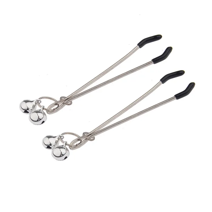 Metal Belt Ring Bell Nipple Teasing Stimulates Labia Clip