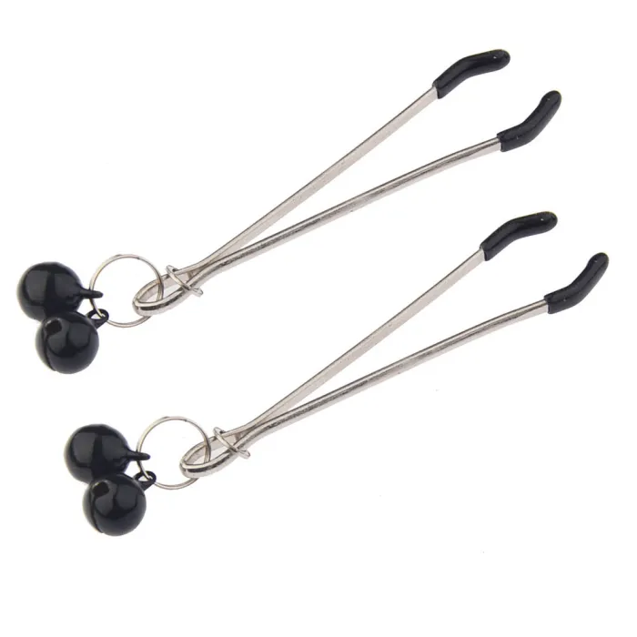 Metal Belt Ring Bell Nipple Teasing Stimulates Labia Clip
