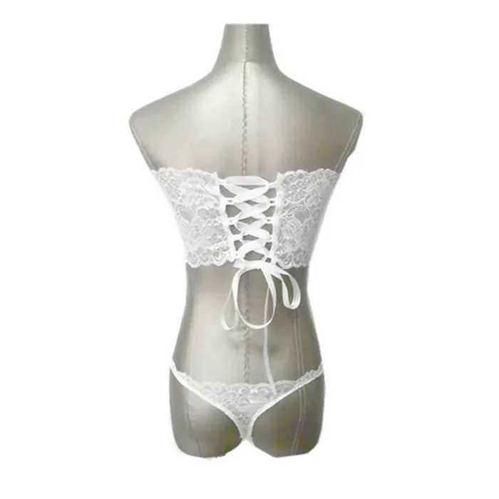 Lace up Bow Bud Sex Suit / Multi-Size