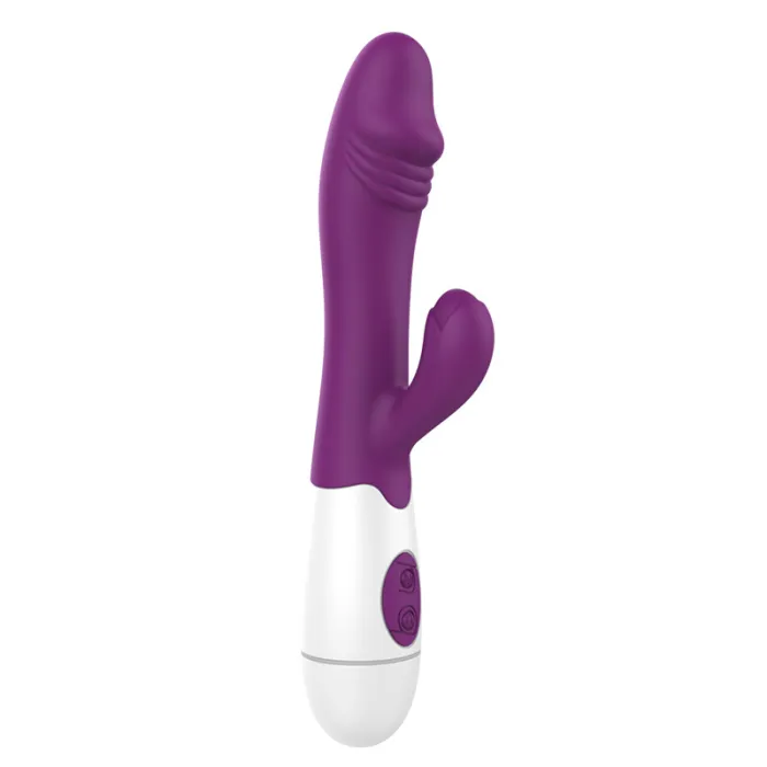 Dual Vibrator Clitoral Stimulator Vibrating Dildo