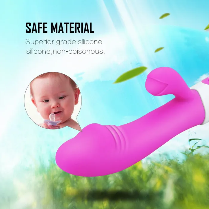 Dual Vibrator Clitoral Stimulator Vibrating Dildo