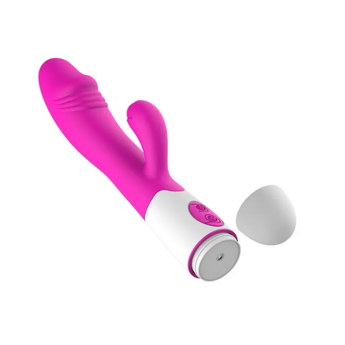 Dual Vibrator Clitoral Stimulator Vibrating Dildo