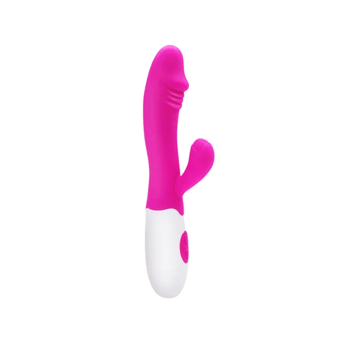 Dual Vibrator Clitoral Stimulator Vibrating Dildo