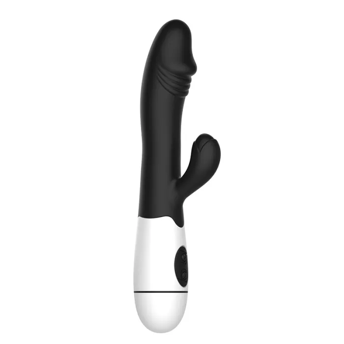 Dual Vibrator Clitoral Stimulator Vibrating Dildo