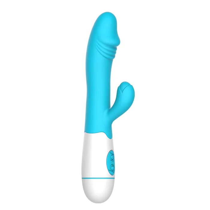Dual Vibrator Clitoral Stimulator Vibrating Dildo