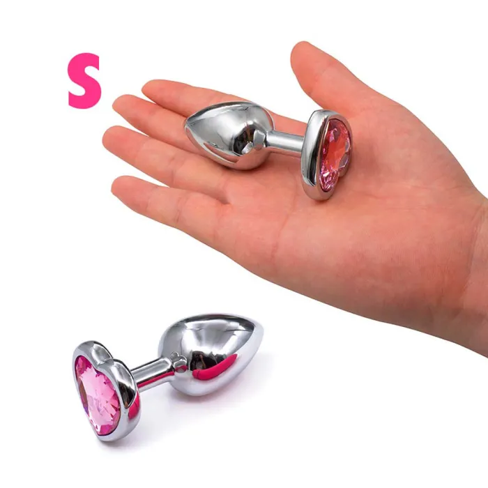 3pcs Diamond Butt Plug Anal Plug (Heart Shape)