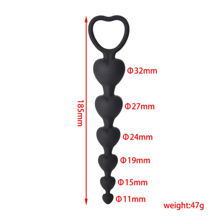 Anal Beads Pull Ring Ball Butt Plug