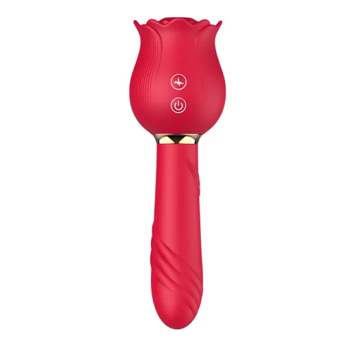 G-Spot Rose Tongue  Vibrator