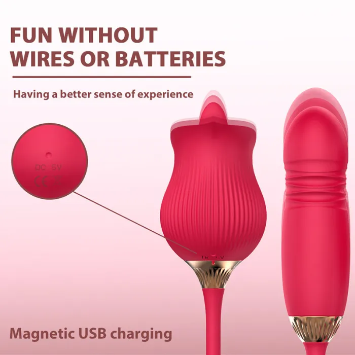 12 Frequency Tongue Rose Jumping Egg