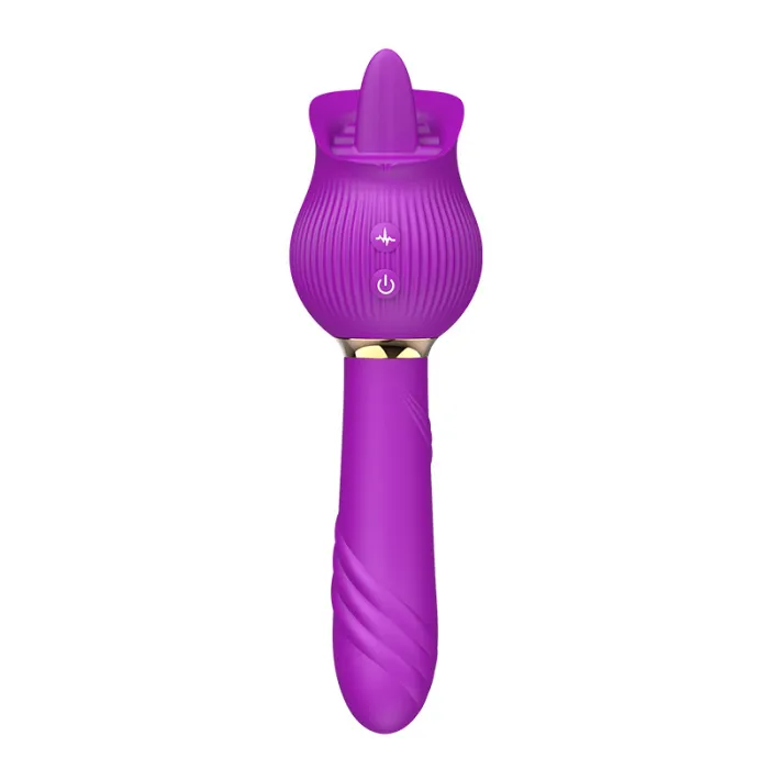 12 Frequency Tongue Rose Vibrator