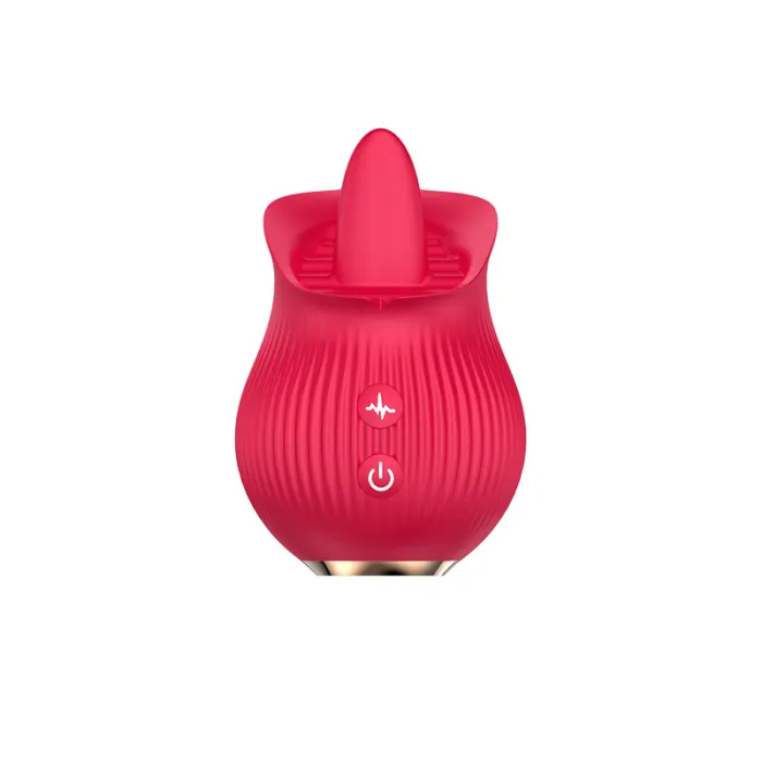 12 Frequency Tongue Flower Suck Vibrator