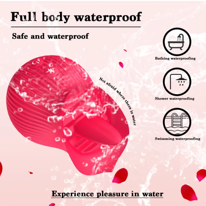 12 Frequency Tongue Flower Suck Vibrator