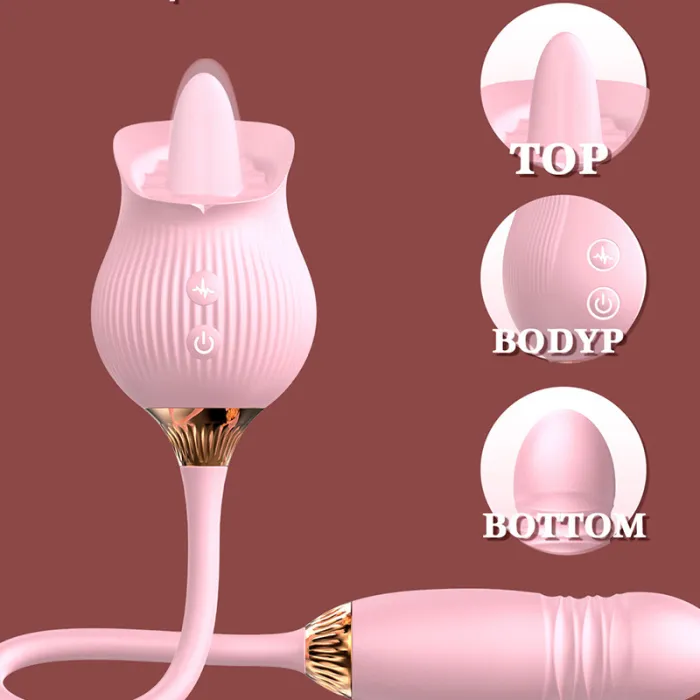 12 Frequency Tongue Rose Jumping Egg
