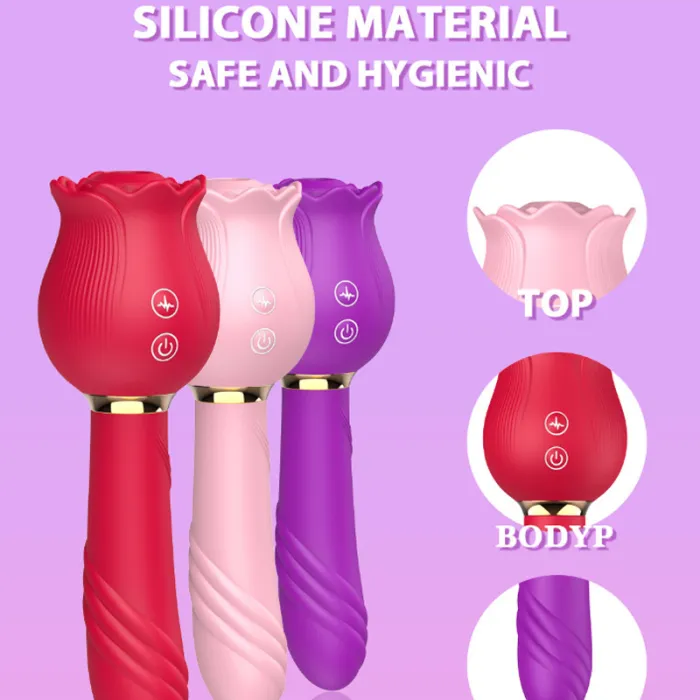 G-Spot Rose Tongue  Vibrator