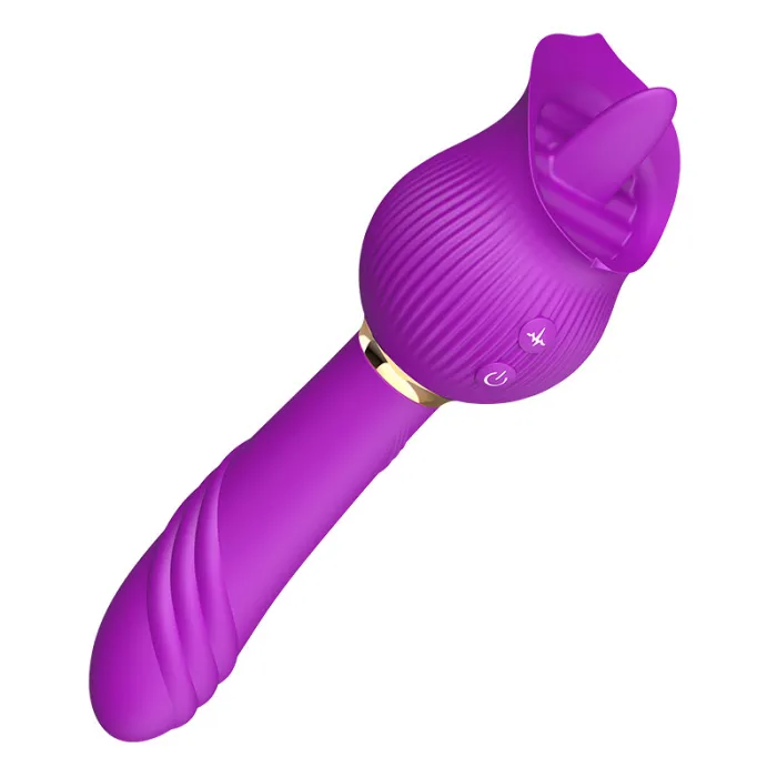 12 Frequency Tongue Rose Vibrator