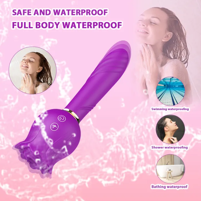 G-Spot Rose Tongue  Vibrator