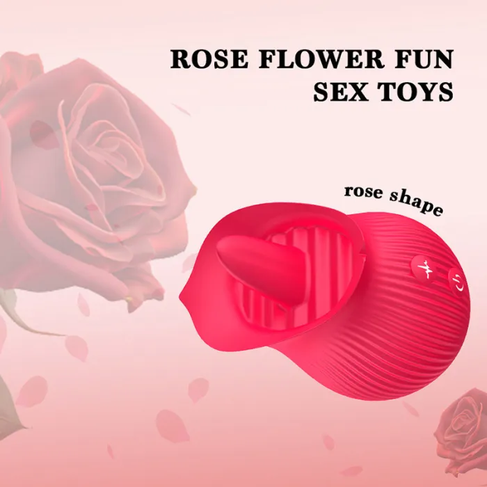 12 Frequency Tongue Flower Suck Vibrator