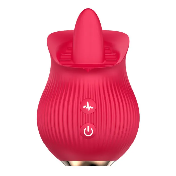 12 Frequency Tongue Flower Suck Vibrator