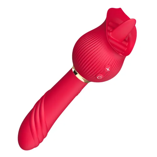 12 Frequency Tongue Rose Vibrator