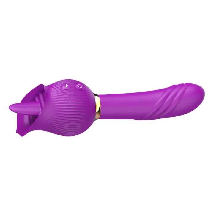 12 Frequency Tongue Rose Vibrator