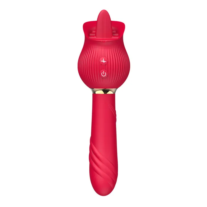 12 Frequency Tongue Rose Vibrator