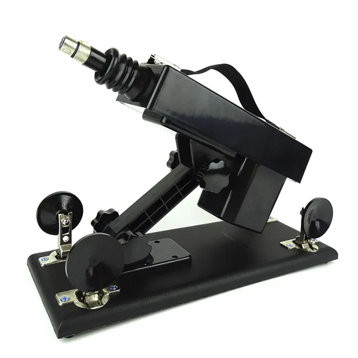 Automatic Black Sex Machines with 6 Attachment