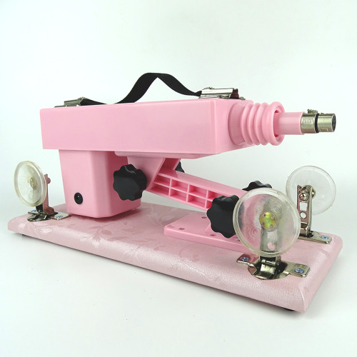 Pink Sex Machine with 6 Dildos for Women Masturbator