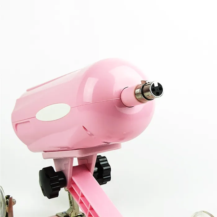 Pink Powerful Sex Machine with 5 Dildo
