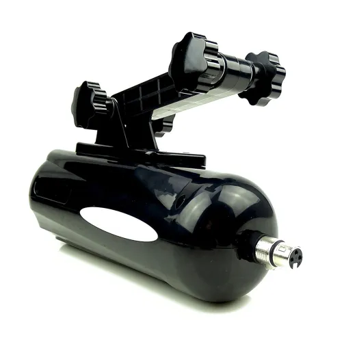 Automatic Black Sex Machine with Attachment