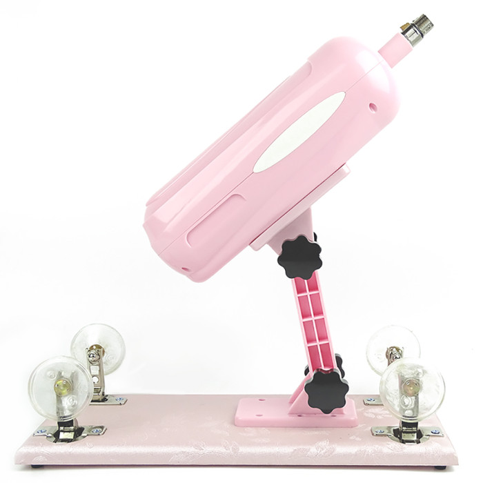Pink Powerful Sex Machine with 5 Dildo