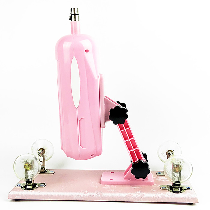 Electric Pink Sex Machines with 6 Dildo
