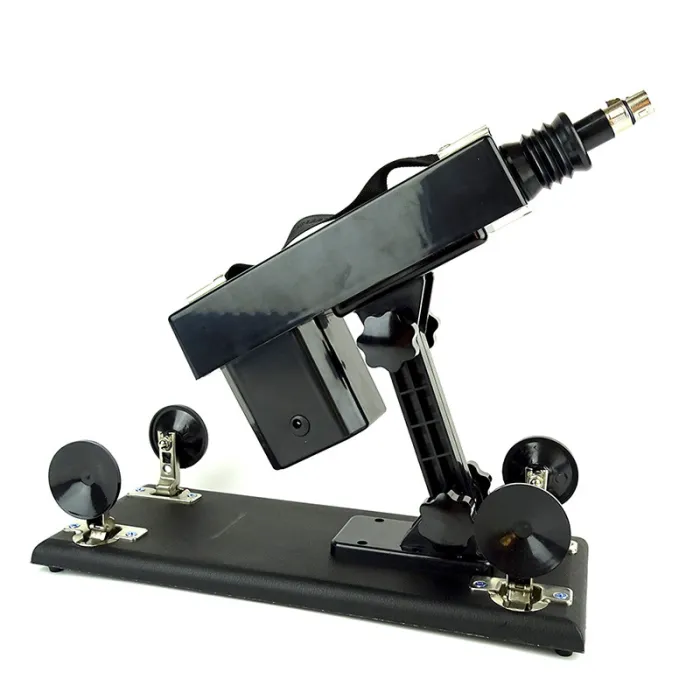 Automatic Black Sex Machines with 6 Attachment