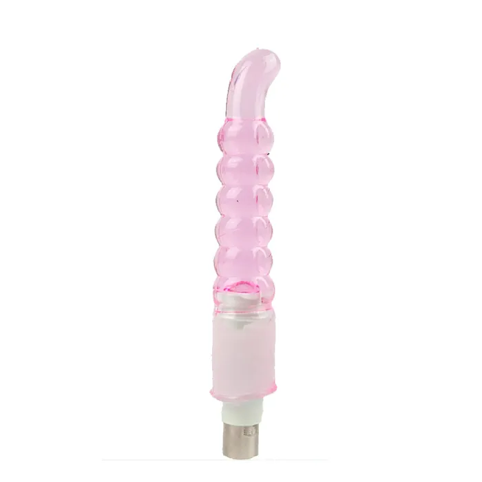 High Quality Pink Sex Machine with 5 Dildo