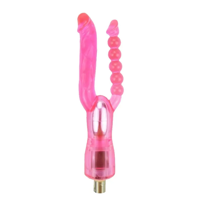Pink Powerful Sex Machine with 5 Dildo