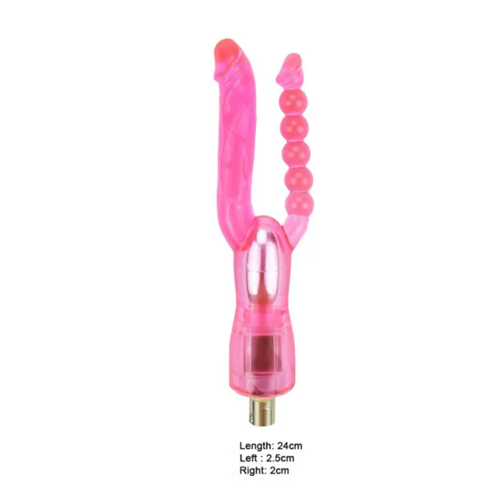 Double Head Dildo Attachment for Sex Machine
