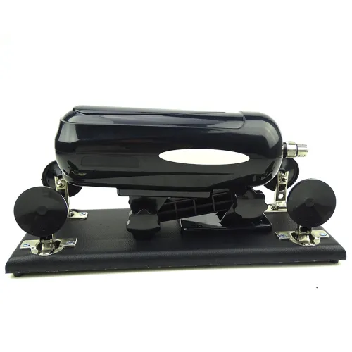 High Quality Black Sex Machine Set with 5 Dildos