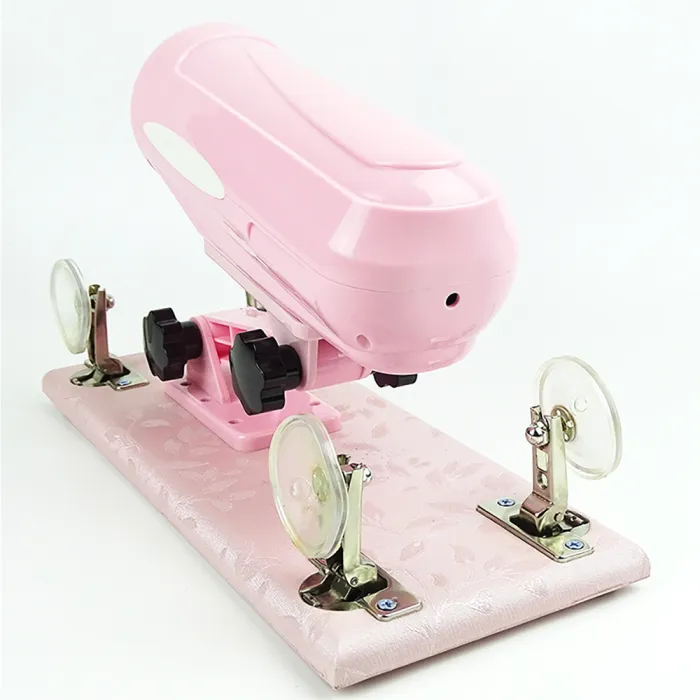 Automatic Pink Sex Machine with Attachment