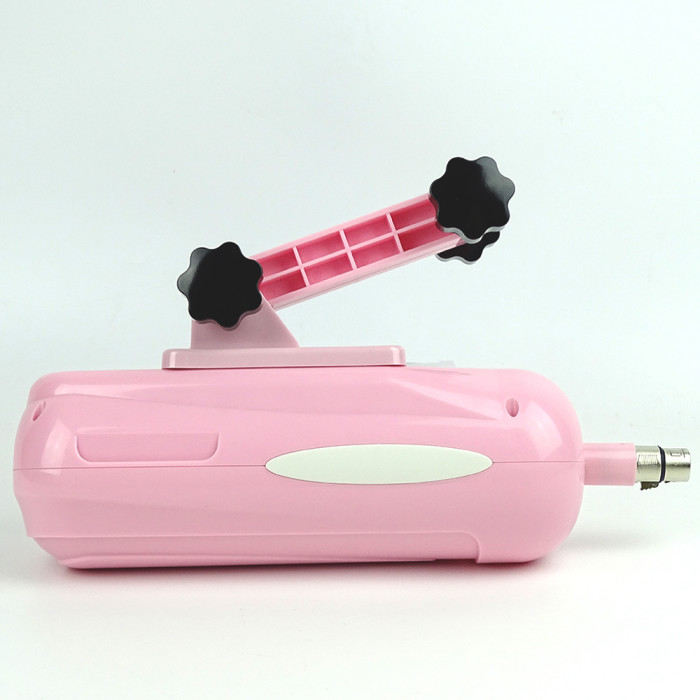 High Quality Pink Sex Machine Set with 5 Dildos
