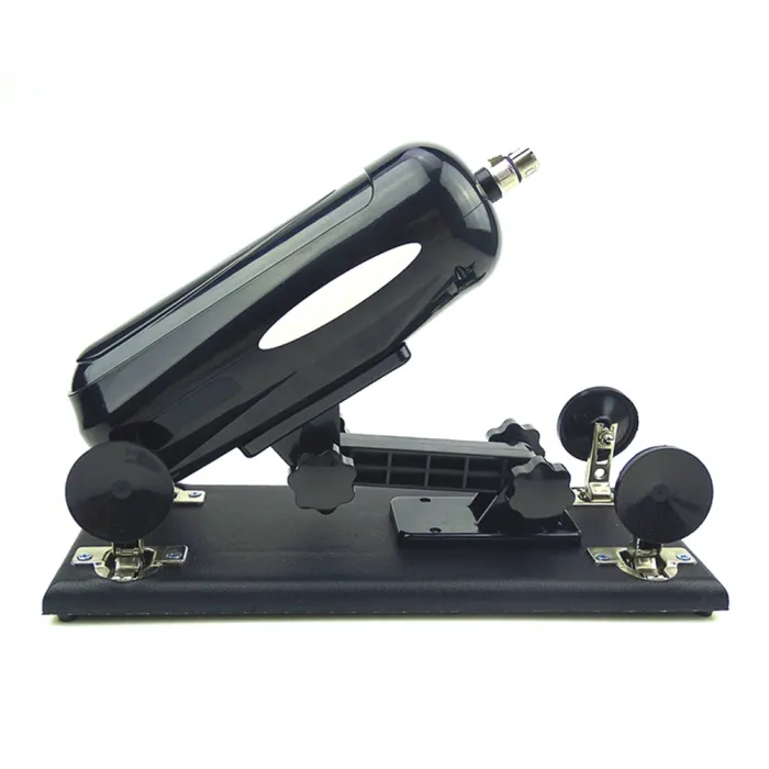 Automatic Black Sex Machine with Attachment