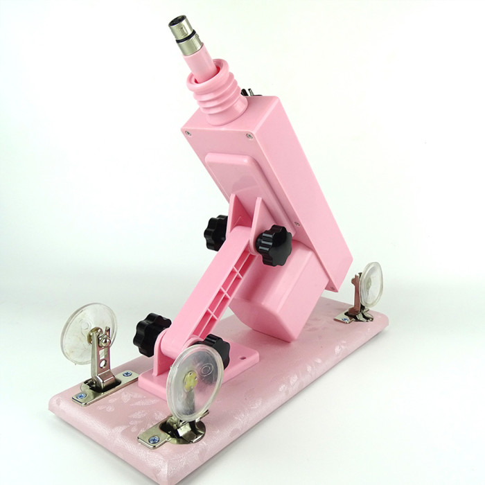 Pink Sex Machine with 4 Dildos for Women