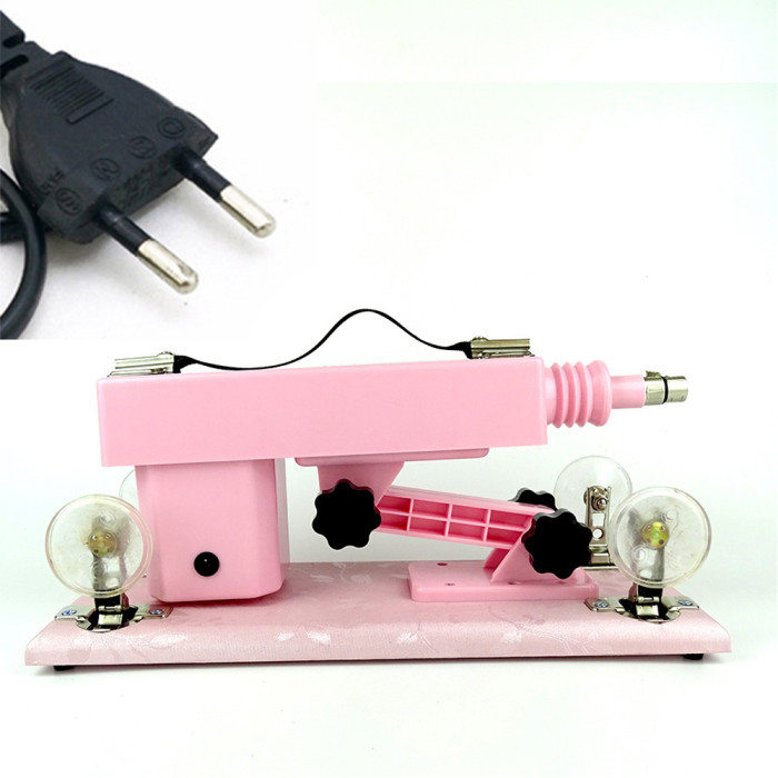 Pink Sex Machine with Dildos for Men and Women