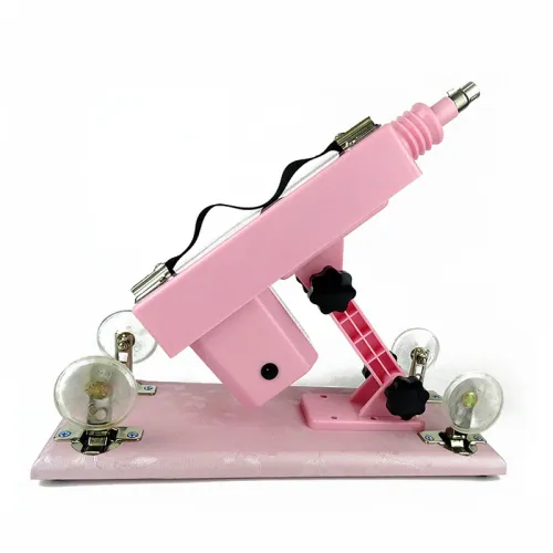 Powerful Sex Machine Pink with Attachments