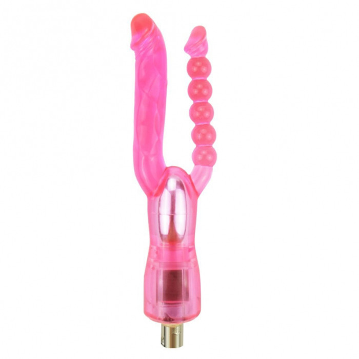Women Pink Sex Machine with 3 Dildos