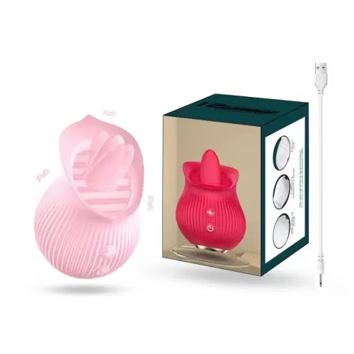 12 Frequency Tongue Flower Suck Vibrator
