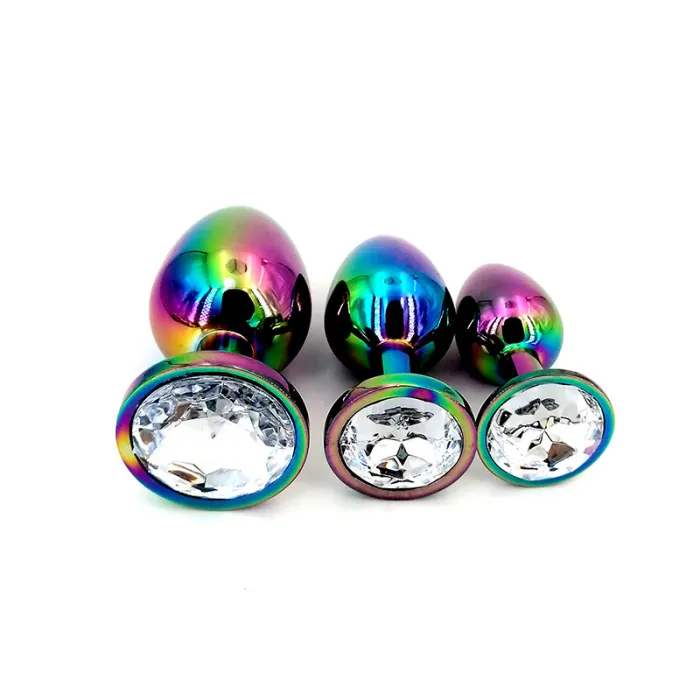 3pcs Colorful  Anal Plug Set