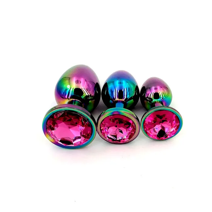 3pcs Colorful  Anal Plug Set
